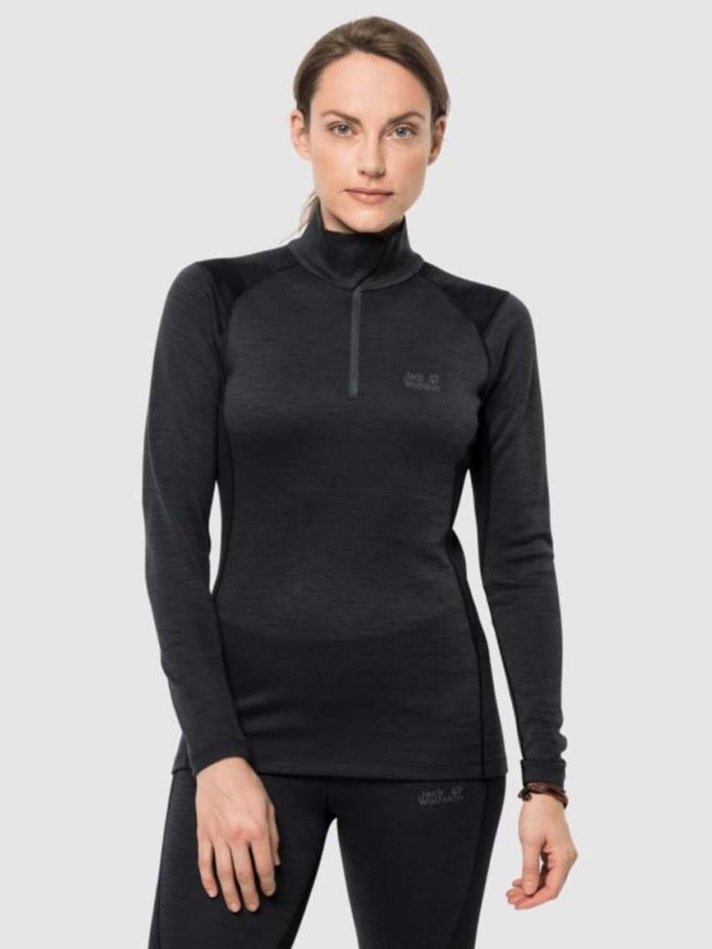 Jack Wolfskin Women's Artic XT Half Zip Base Layer Top Half Zip